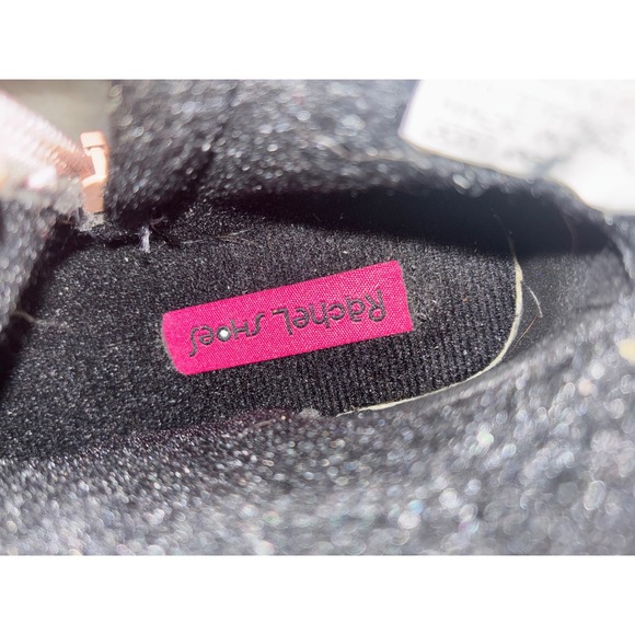 Rachel Shoes Kids Pink Patent Lace Up Combat Boots Pom Poms Size 7 - Picture 6 of 6